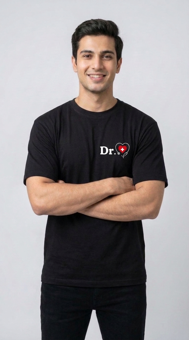 Dr Printed Oversized T Shirt (Unisex)