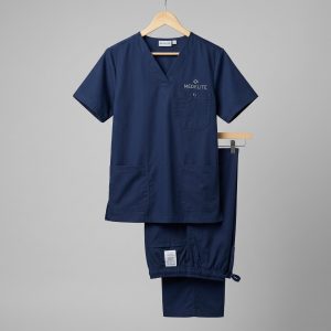 Navy Blue Scrub Top (Only)