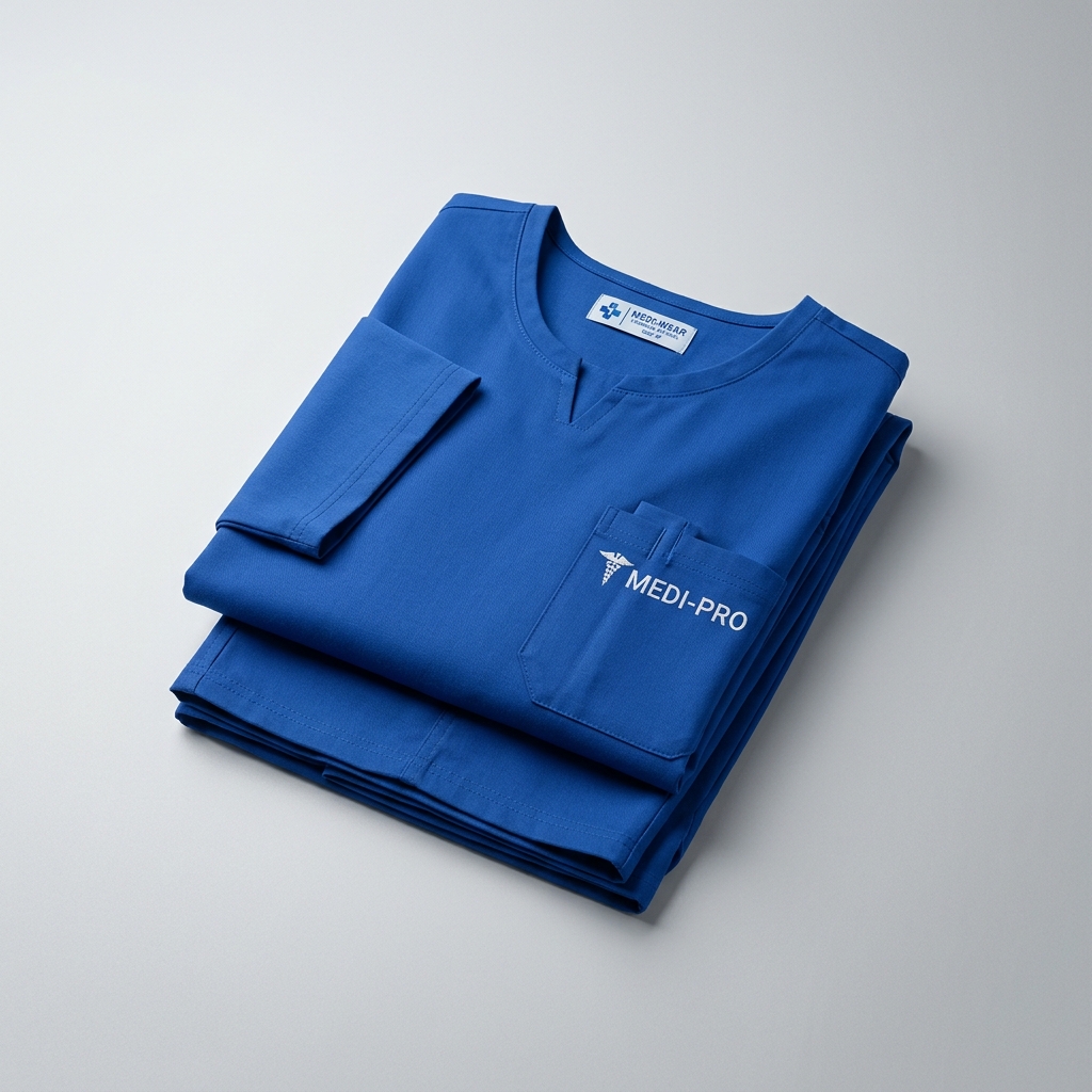 Royal Blue Scrub Suit