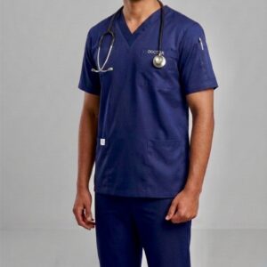 MediBlend Navy Blue – Scrub Set